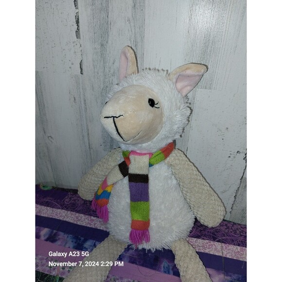 Scentsy Buddy 2010 Alma the Alpaca Plush Animal with Scarf- No Scent Pack or Hat - Picture 3 of 8
